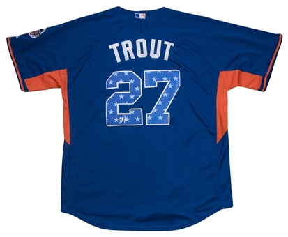 2013 Mike Trout Signed American League All-Star Game Jersey (JSA)